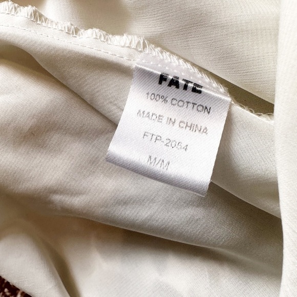 Fate Crochet Lace Maxi Dress Side Split Women’s M - Picture 10 of 10